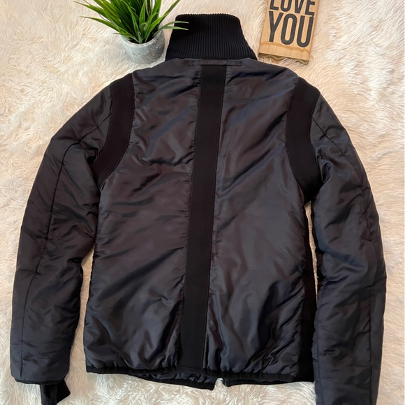 πHPπ PRADA Black Nylon Double Zip Jacket - Size 40/Small - Picture 2 of 14
